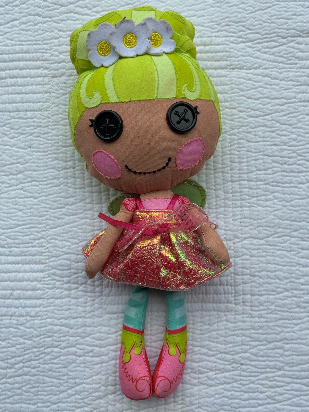 Pink and Green Lalaloopsy Fairy Doll
